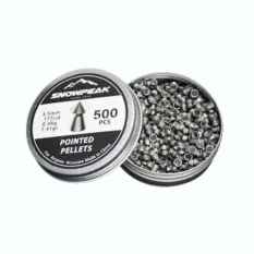 Snowpeak Pellet 4.5mm Pointed Extreme Defense Pellet Silver