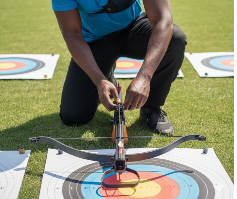 Wooden Archery Practice Bow – Outdoor & Recreational Use