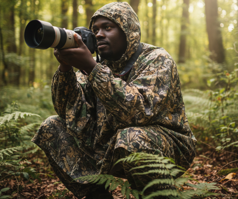 Camouflage Print Top – Outdoor Style