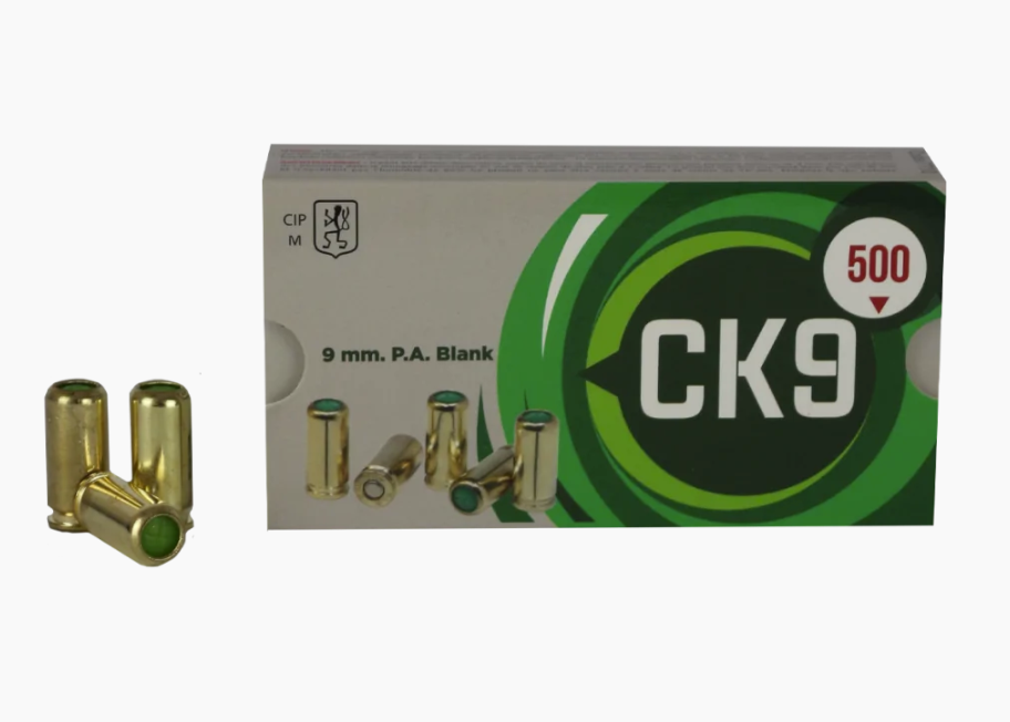CK9 Cartridge Blank 9mm Precision Sound Audible Deterrent Standard