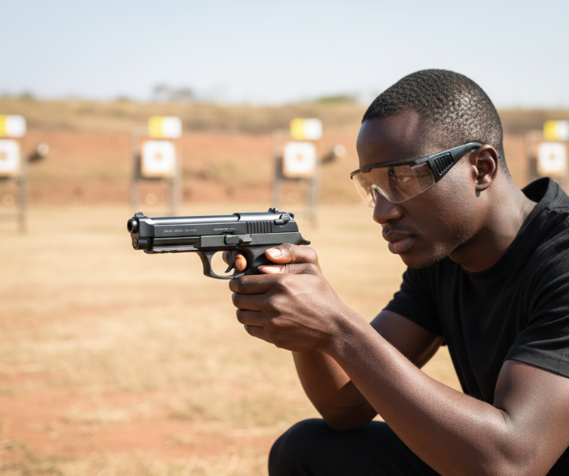 Aksa K11 Black Blank-Firing Training Tool | Self-Defense Tool | Black