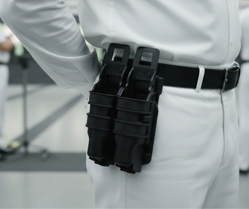 Leather Gear Carry Pouch – Single / Double Slot Training Holder