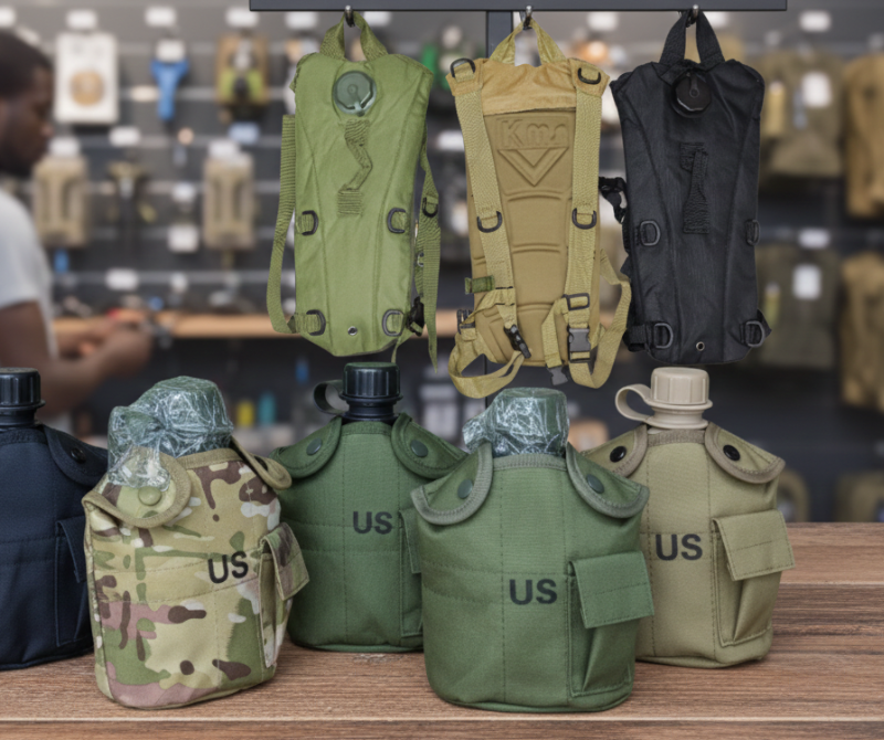 Portable Hydration Bottle with Drinking Tube