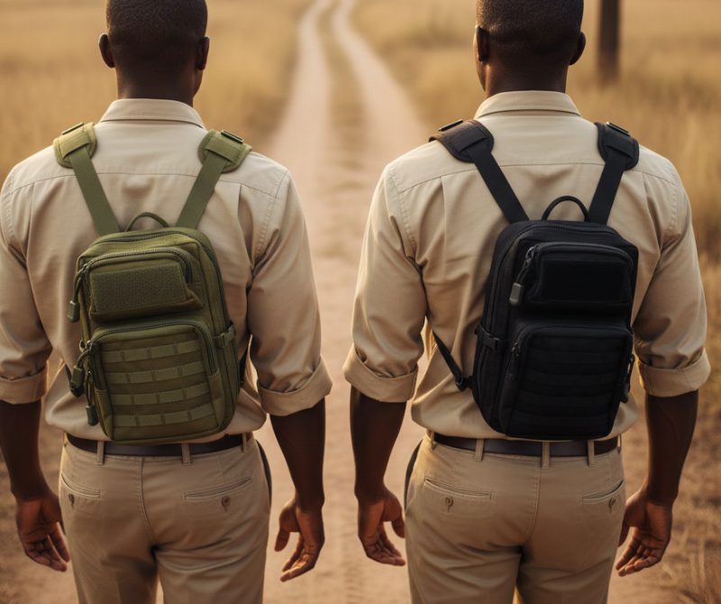 JB69 Travel Backpack – Khaki / Green