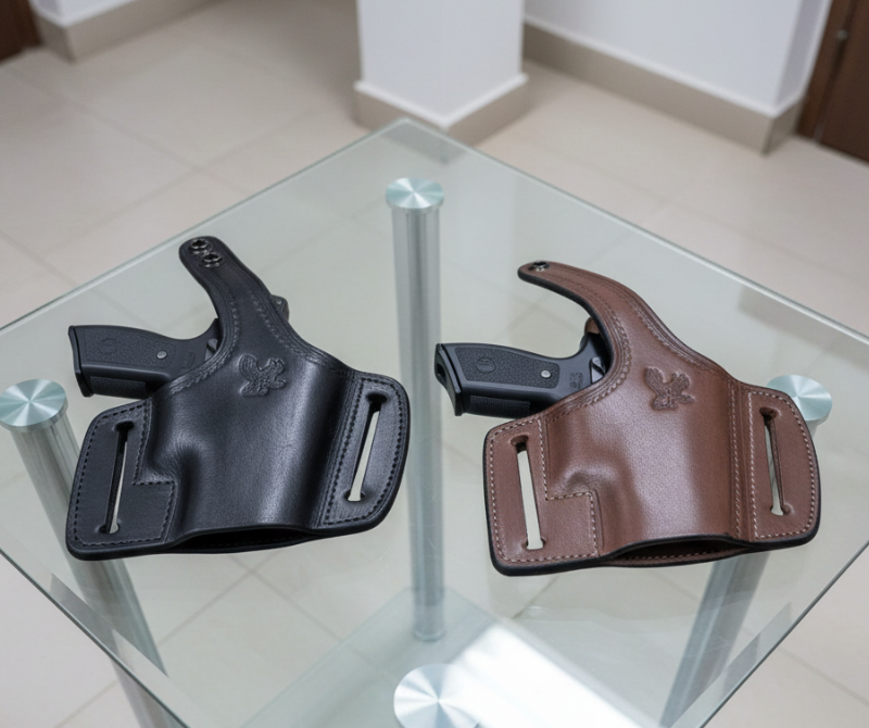 Universal Leather Belt Carry Case – Outdoor Training Gear Holder