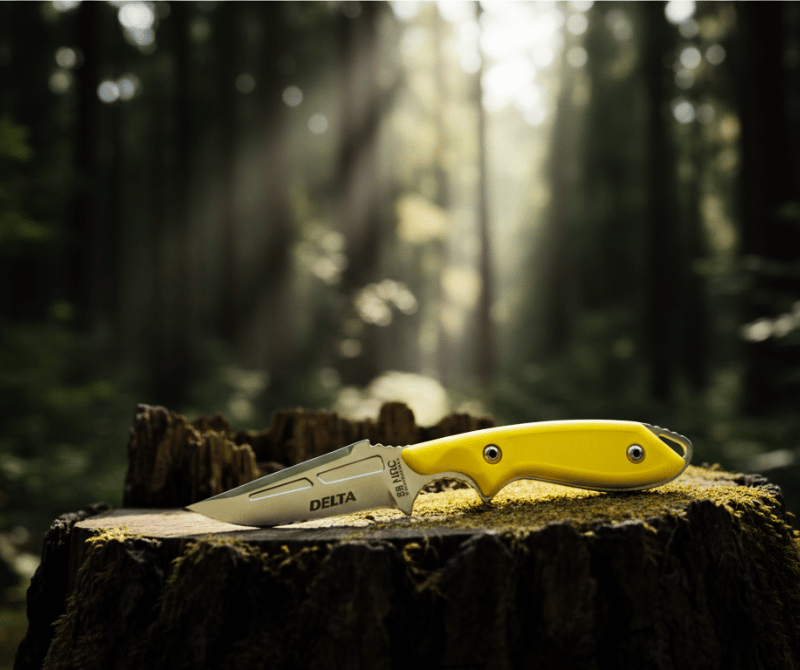 Delta Multi‑Purpose Cutting Tool – Black / Yellow