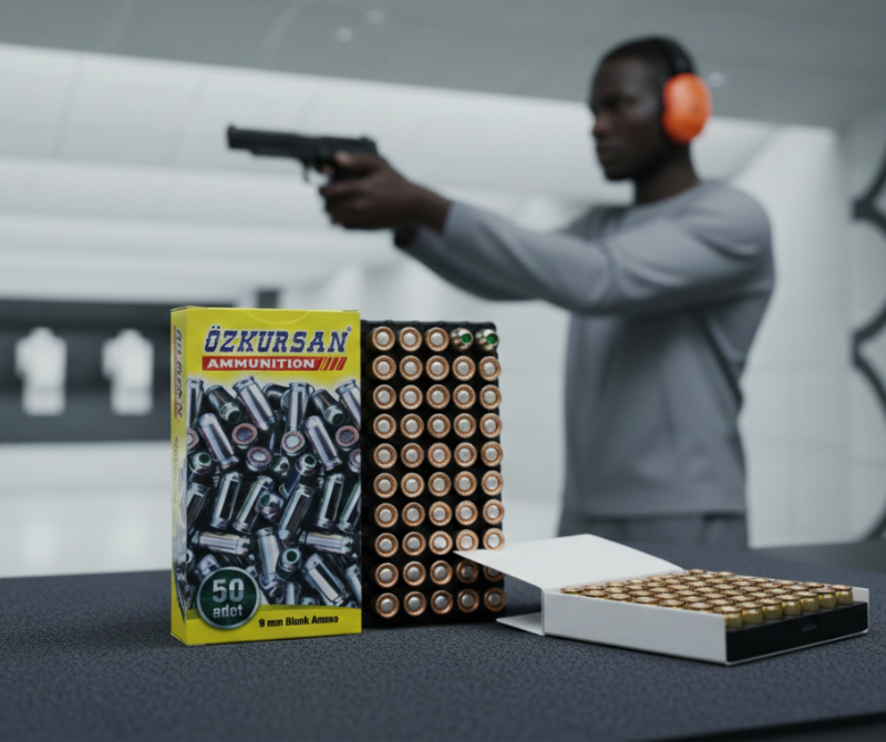 OZK 9mm P.A.K Training Blanks – Range Practice Pack | Sports Consumable