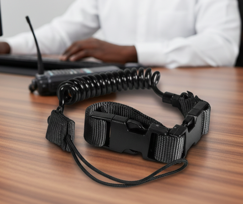 Tactical Coiled Lanyard Strap – Outdoor Equipment Accessory