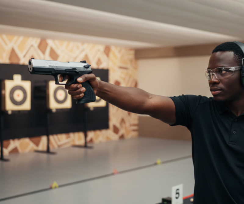 Ekol Nig 211 White Blank-Firing Training Tool | Self-Defense Tool | White