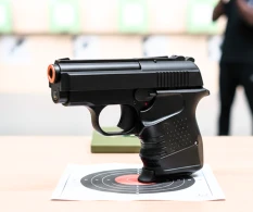 Mini 9 Black Compact Blank-Firing Training Tool | Self-Defense Tool | Black