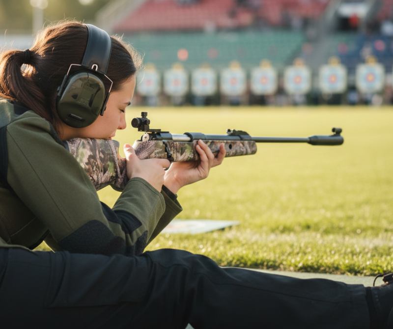 Artemis SR1000 Camo 5.5mm High‑Accuracy Air Tool – Outdoor Practice