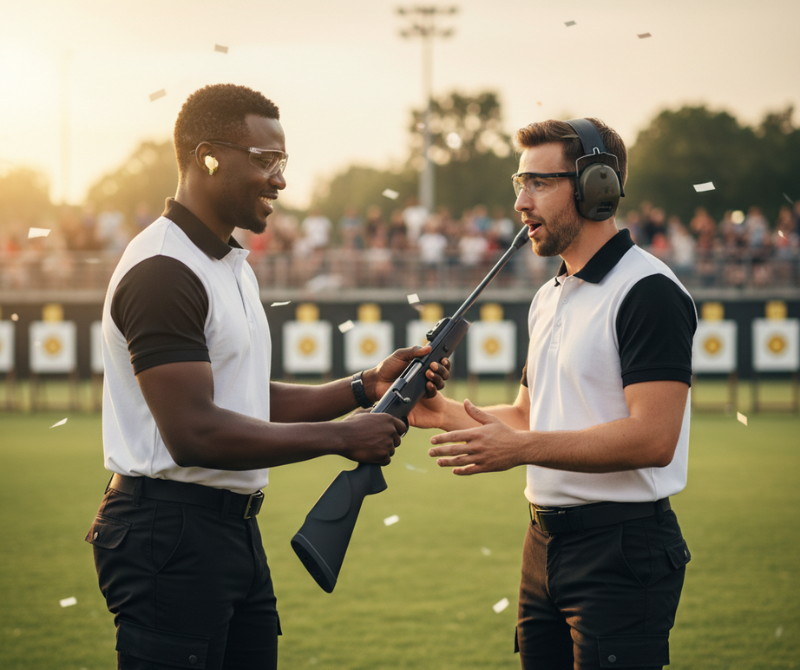 Artemis SR1000 Black 5.5mm High‑Accuracy Air Tool – Outdoor Target