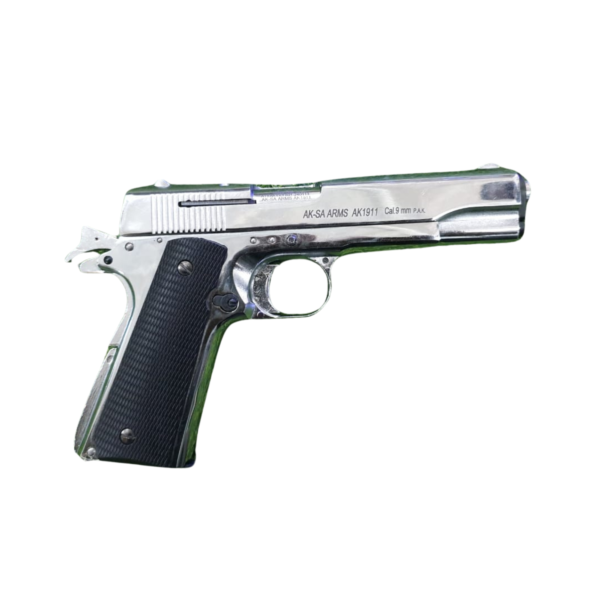 Aksa AK1911 Bright Chrome Plastic Grip