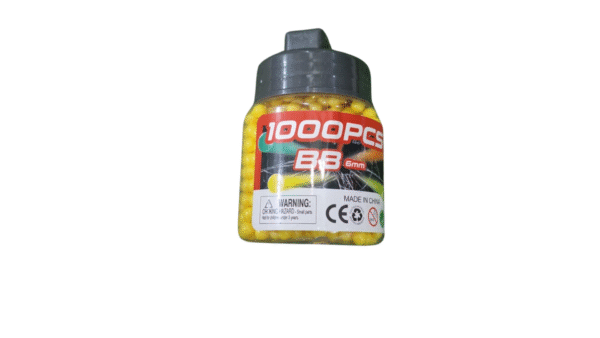 Plastic ball Yellow 6mm